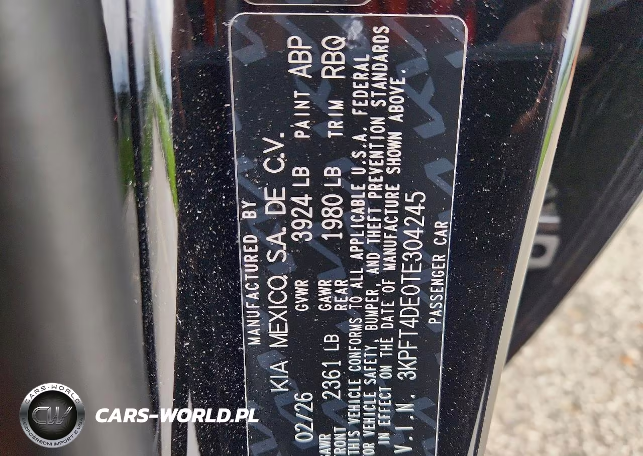 2026 Kia K4 Lxs VIN:3KPFT4DE0TE304245 - 12