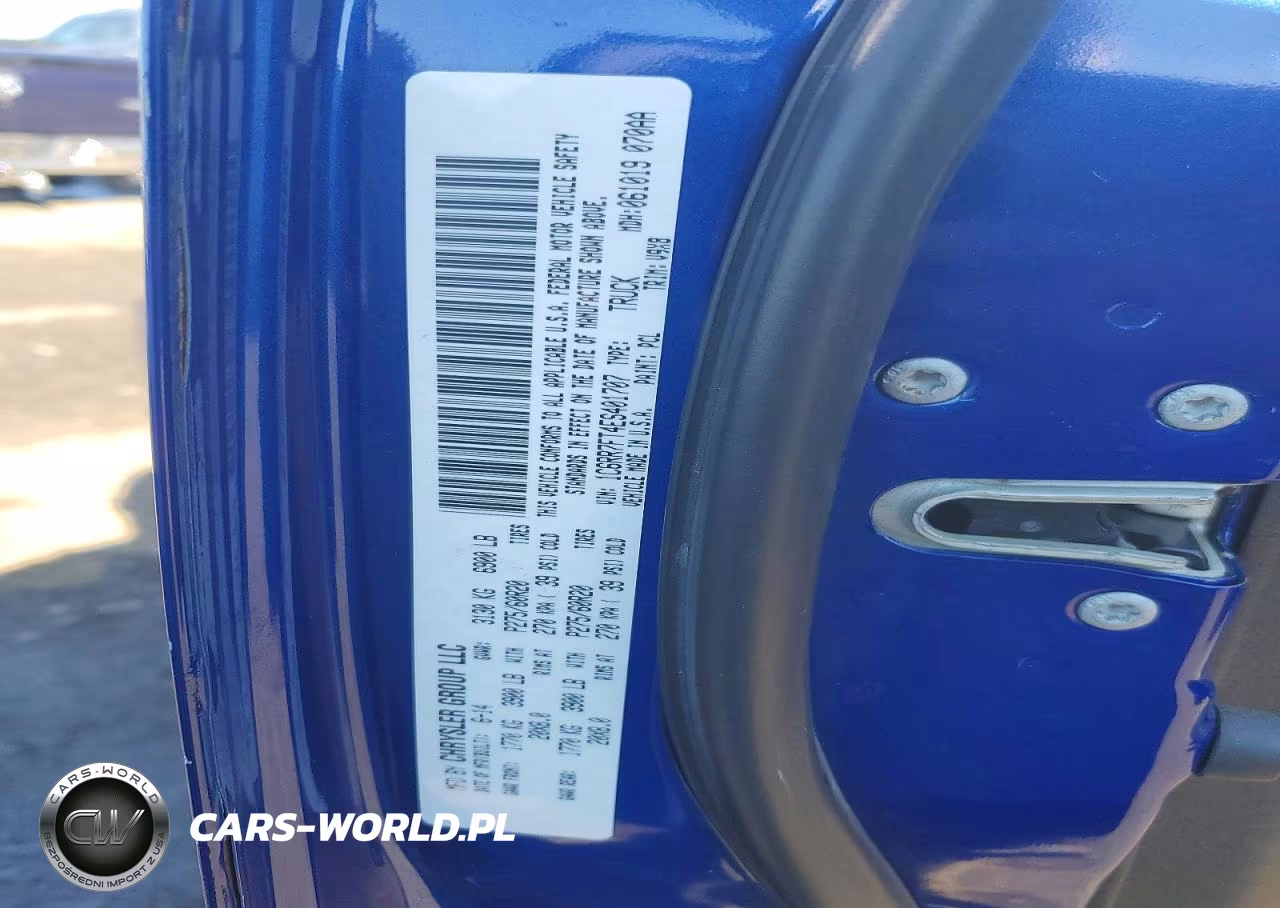 2014 Ram 1500 St VIN:1C6RR7FT4ES401707 - 12