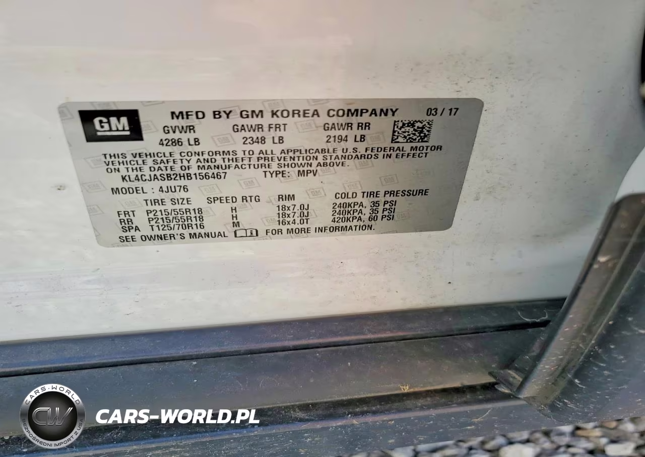 2017 Buick Encore Preferred VIN:KL4CJASB2HB156467 - 13