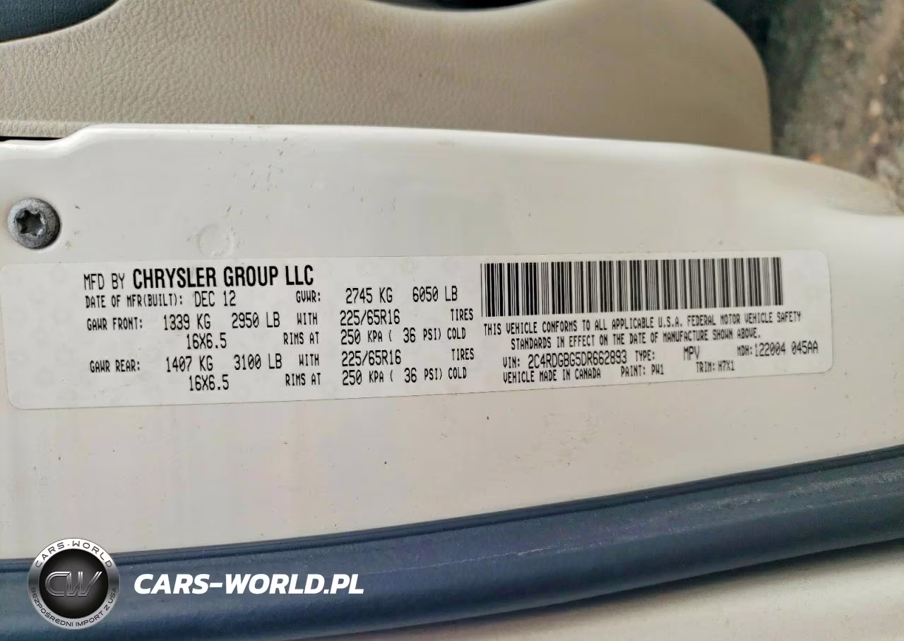2013 Dodge Grand Caravan Se VIN:2C4RDGBG5DR662893 - 13
