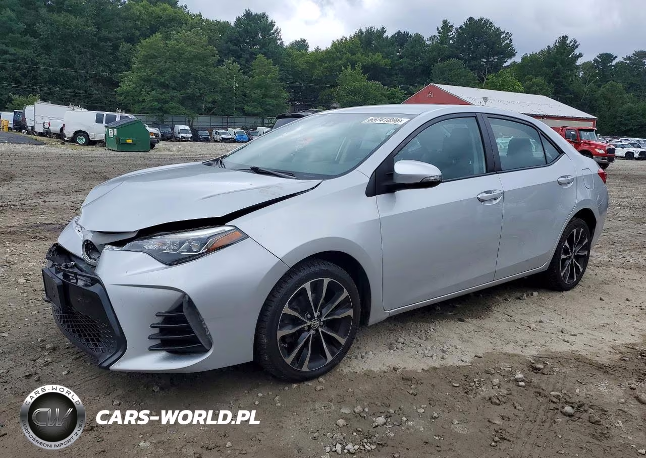 2019 Toyota Corolla Se VIN:2T1BURHE6KC157249 - 1