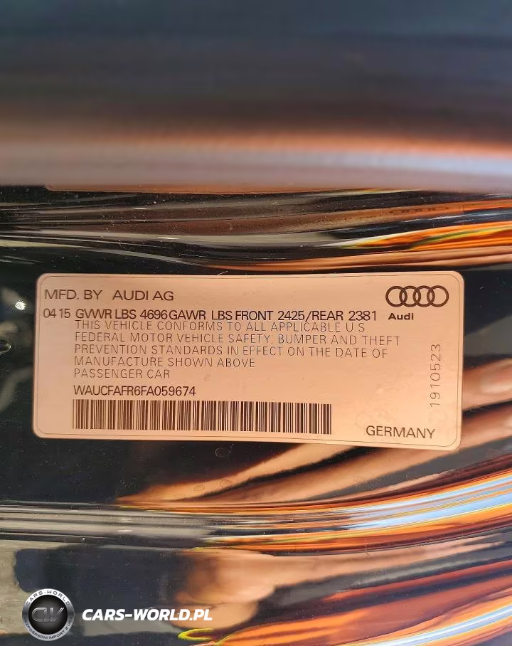 2015 Audi A5 Premium VIN:WAUCFAFR6FA059674 - 12