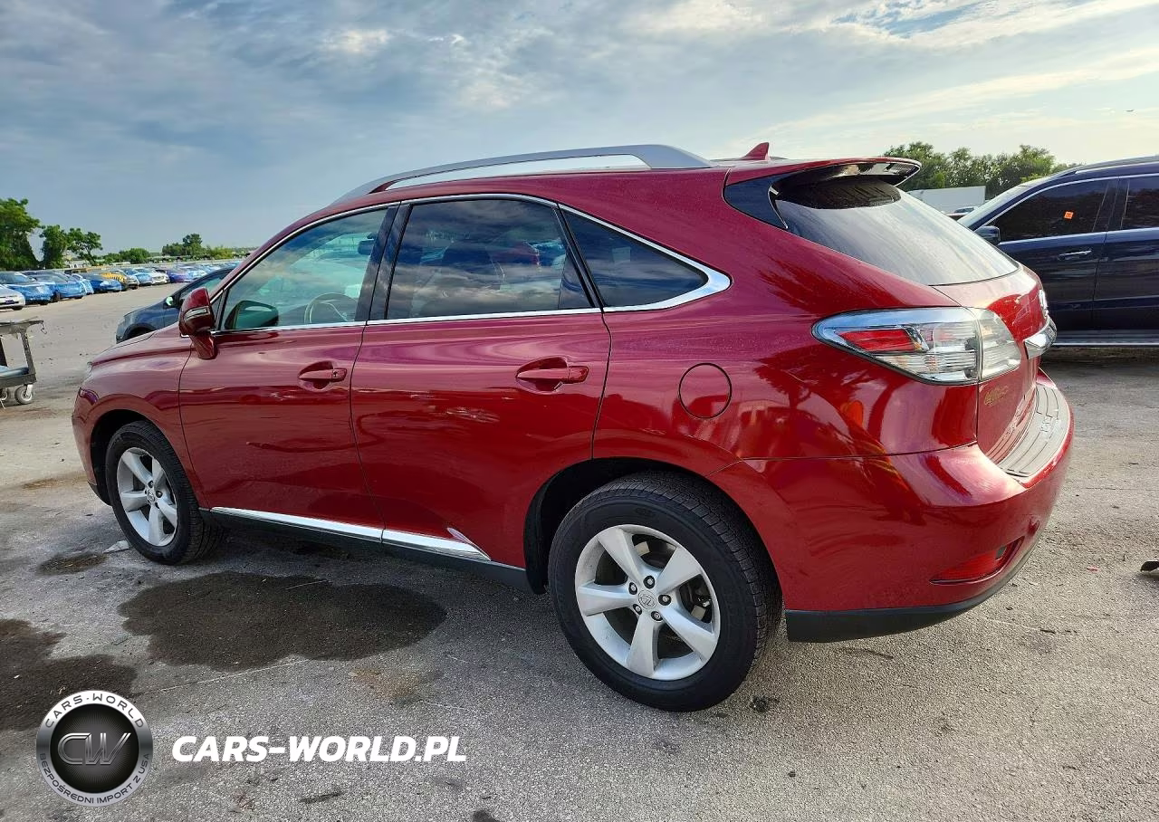 2012 Lexus Rx 350 VIN:2T2ZK1BA7CC080836 - 2