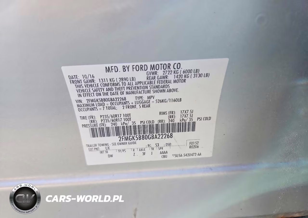 2016 Ford Flex Se VIN:2FMGK5B80GBA22268 - 13