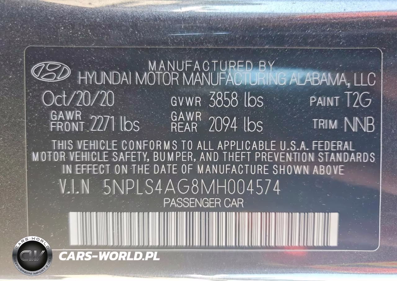 2021 Hyundai Elantra Sel VIN:5NPLS4AG8MH004574 - 13