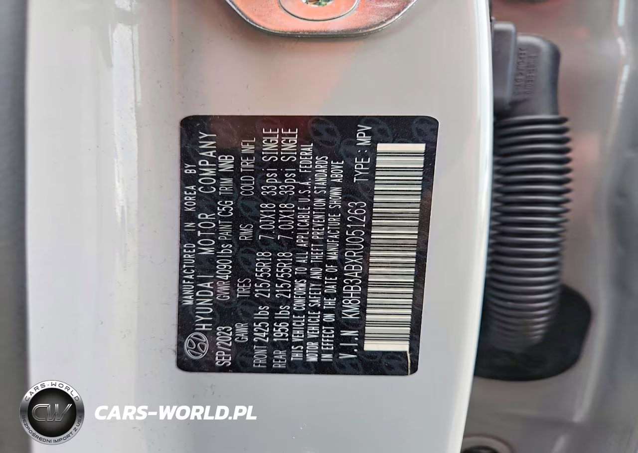 2024 Hyundai Kona Sel VIN:KM8HB3ABXRU051263 - 13