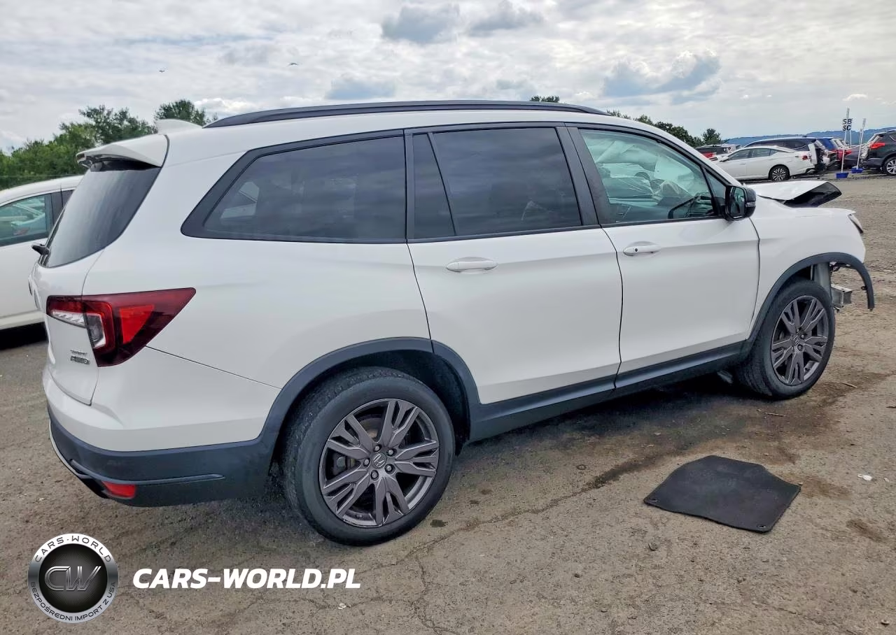 2022 Honda Pilot Sport VIN:5FNYF6H38NB087271 - 3