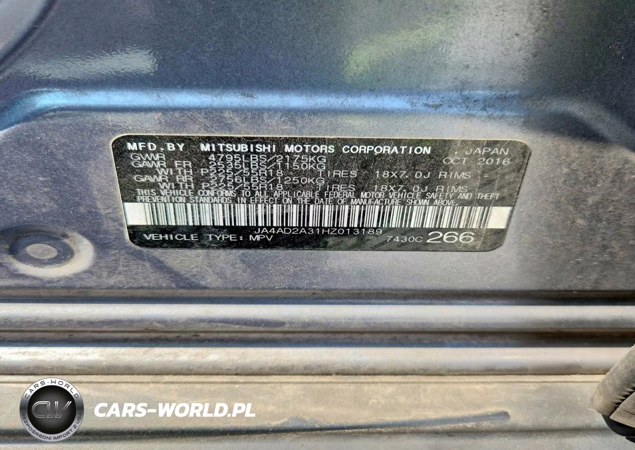 2017 Mitsubishi Outlander Es VIN:JA4AD2A31HZ013189 - 13