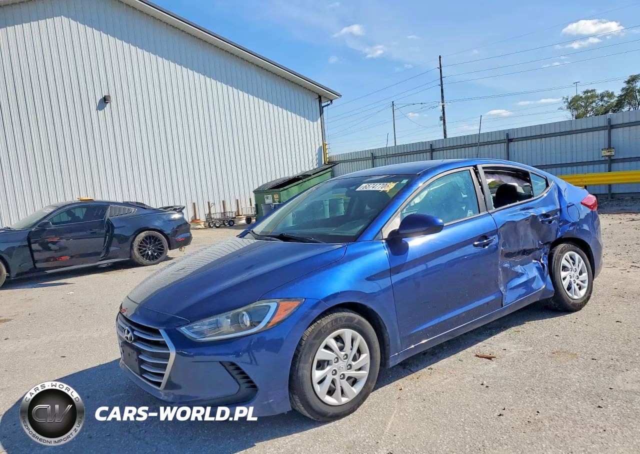 2017 Hyundai Elantra Se VIN:5NPD74LF6HH164436 - 1