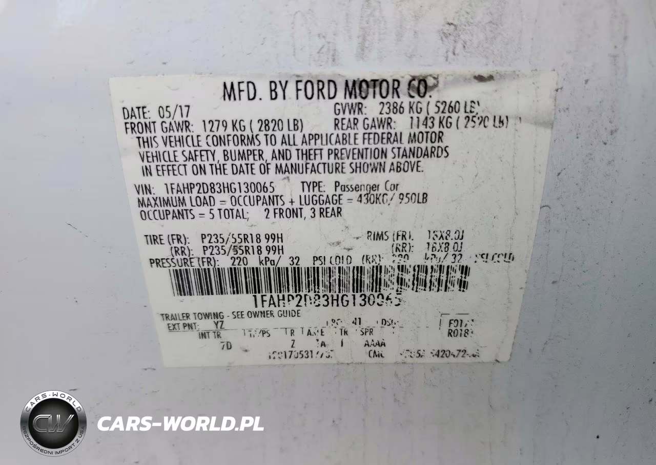 2017 Ford Taurus Se VIN:1FAHP2D83HG130065 - 12