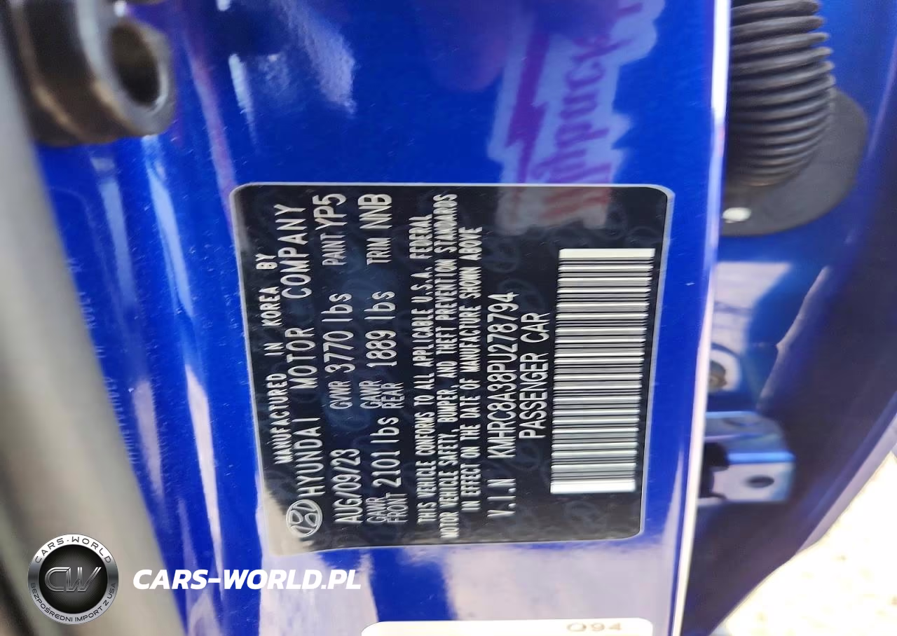 2023 Hyundai Venue Limited VIN:KMHRC8A38PU278794 - 13