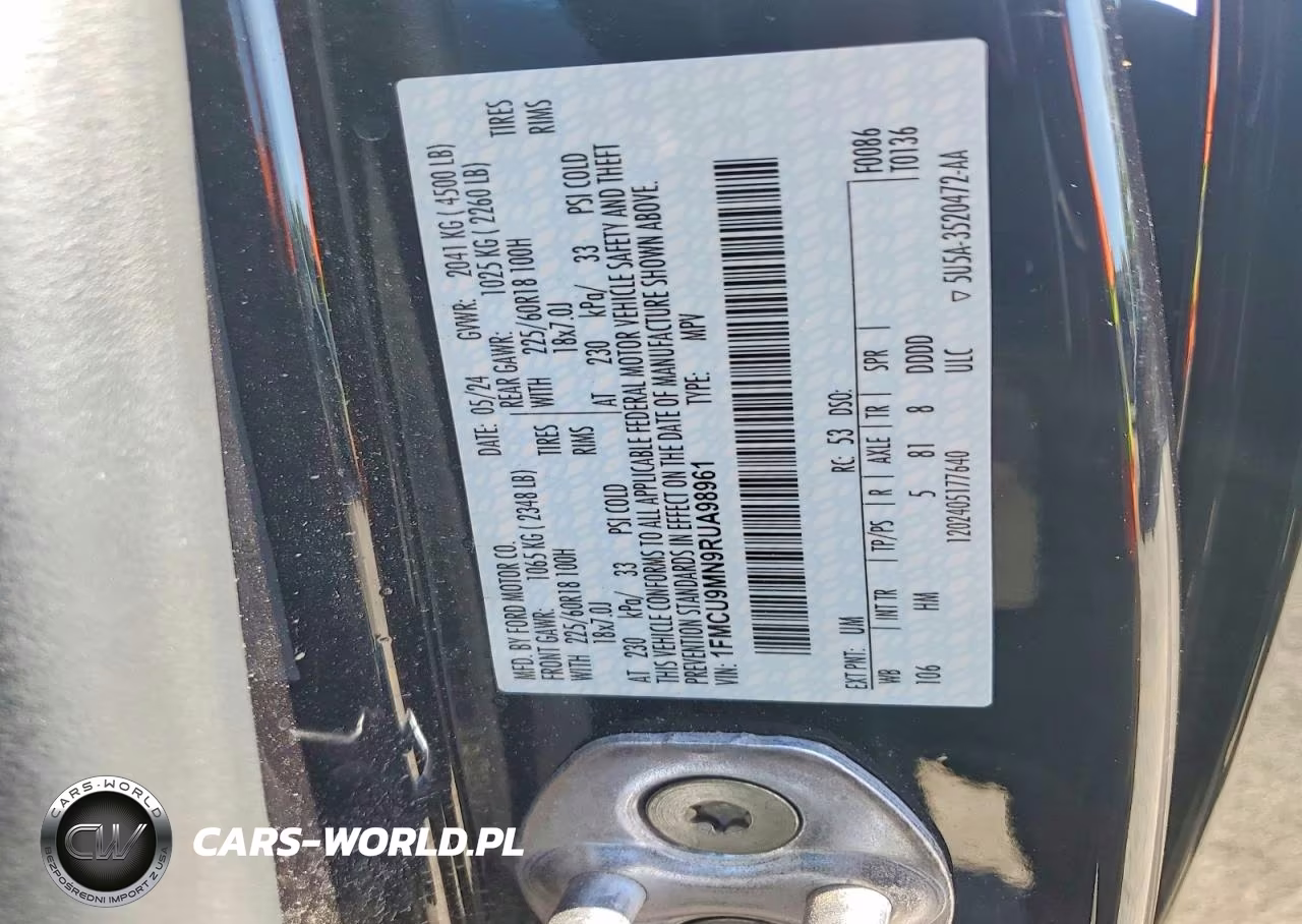 2024 Ford Escape St Line VIN:1FMCU9MN9RUA98961 - 13