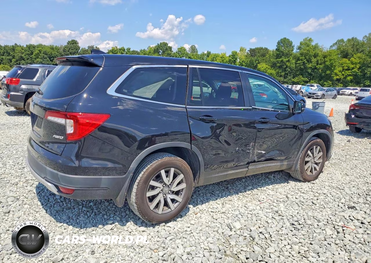 2021 Honda Pilot Exl VIN:5FNYF6H55MB072839 - 3