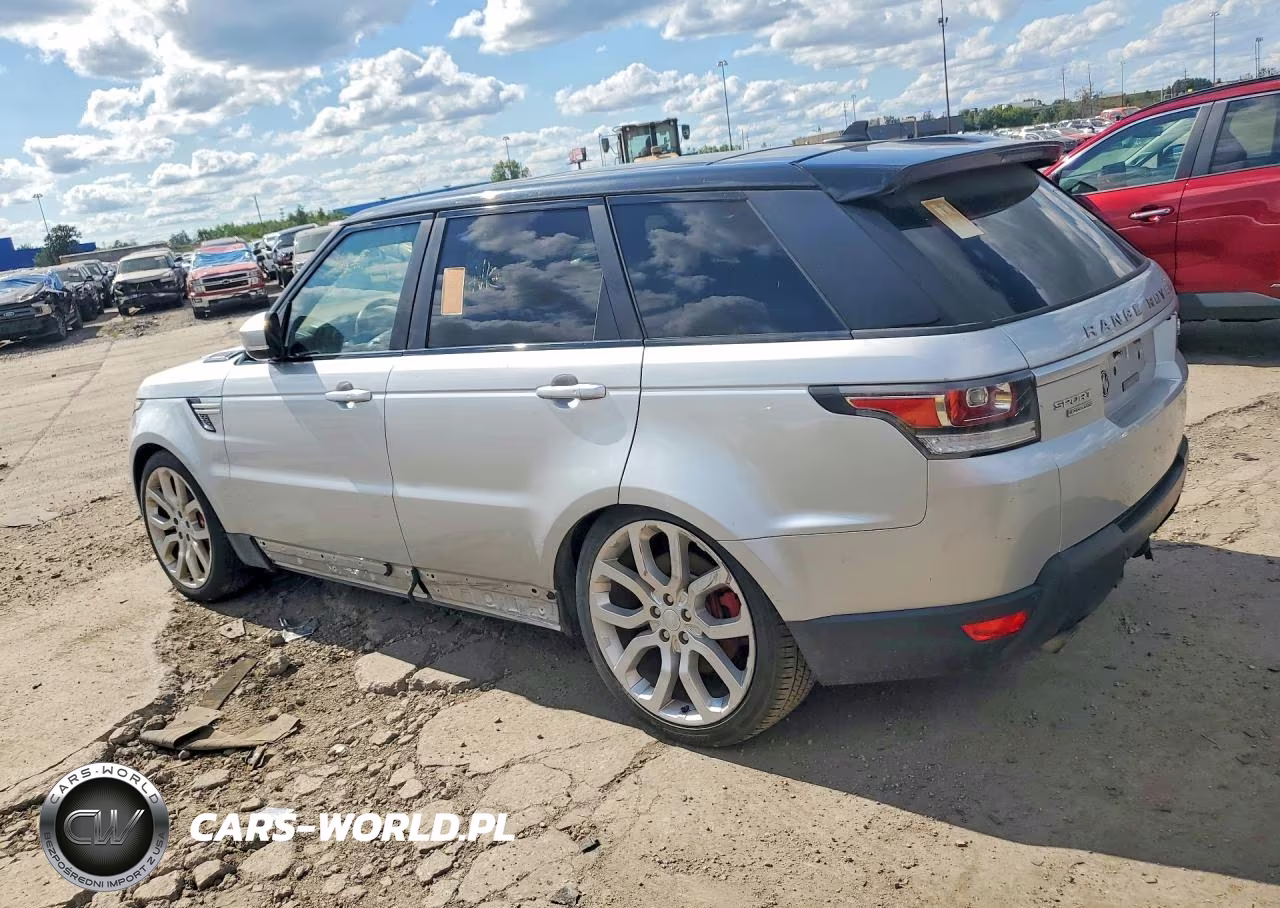 2016 Land Rover Range Rover Sport Sc VIN:SALWR2EF8GA595377 - 2