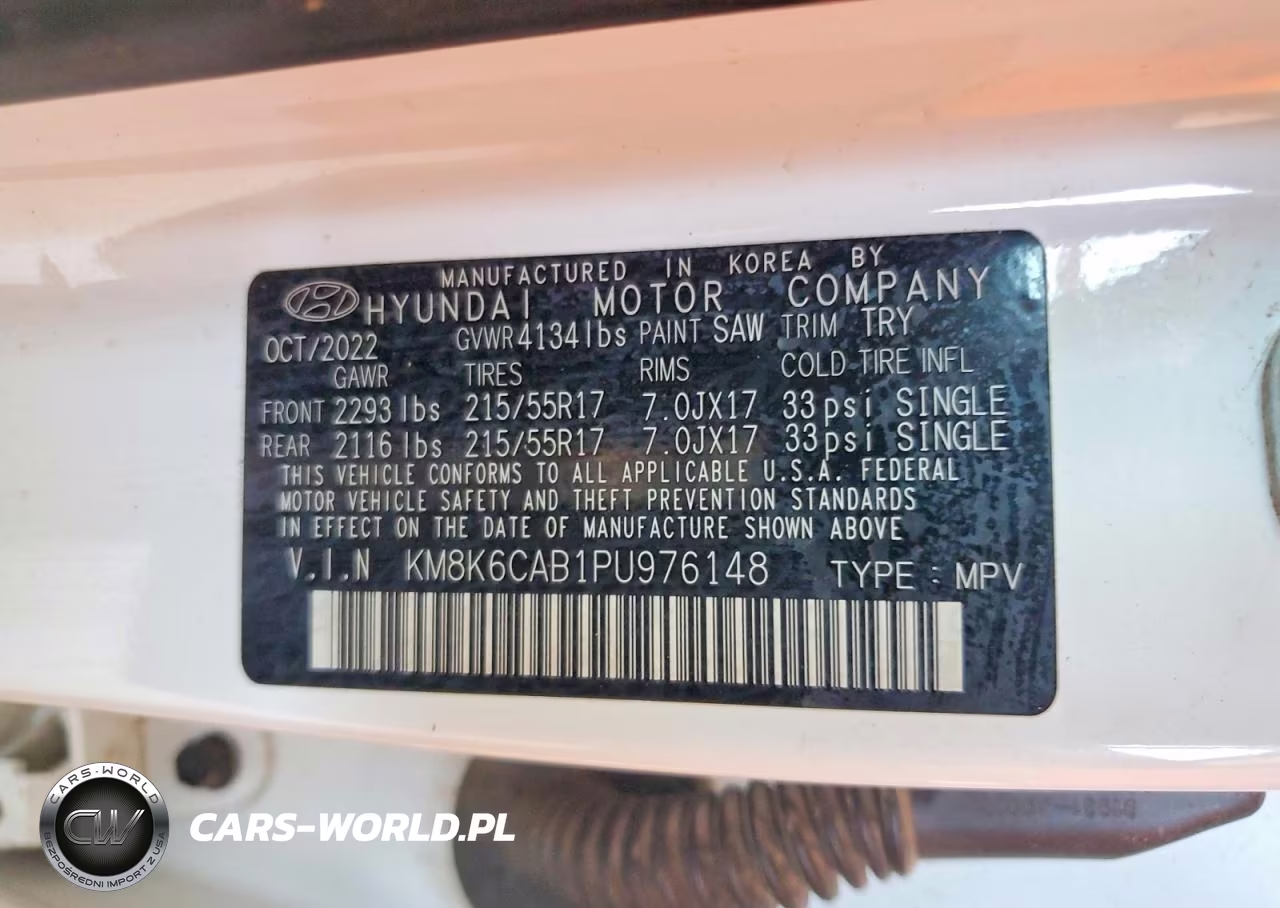 2023 Hyundai Kona Sel VIN:KM8K6CAB1PU976148 - 13