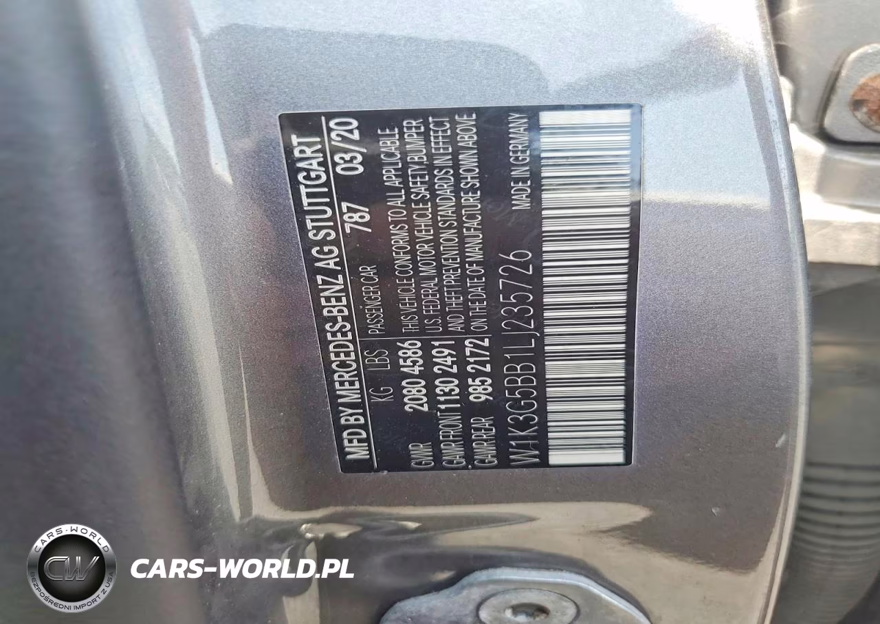 2020 Mercedes-Benz A 35 Amg VIN:W1K3G5BB1LJ235726 - 12