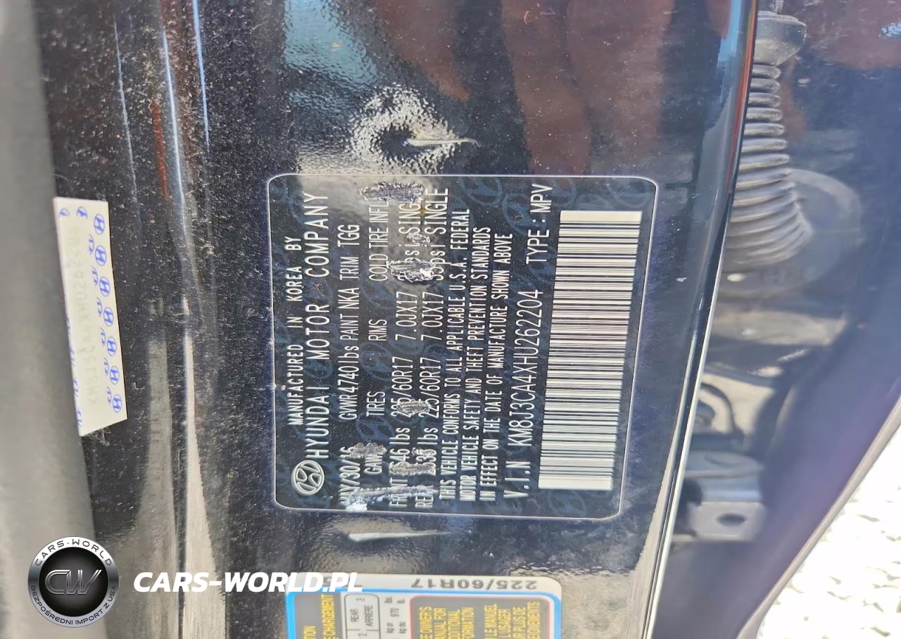2017 Hyundai Tucson Se VIN:KM8J3CA4XHU262204 - 13