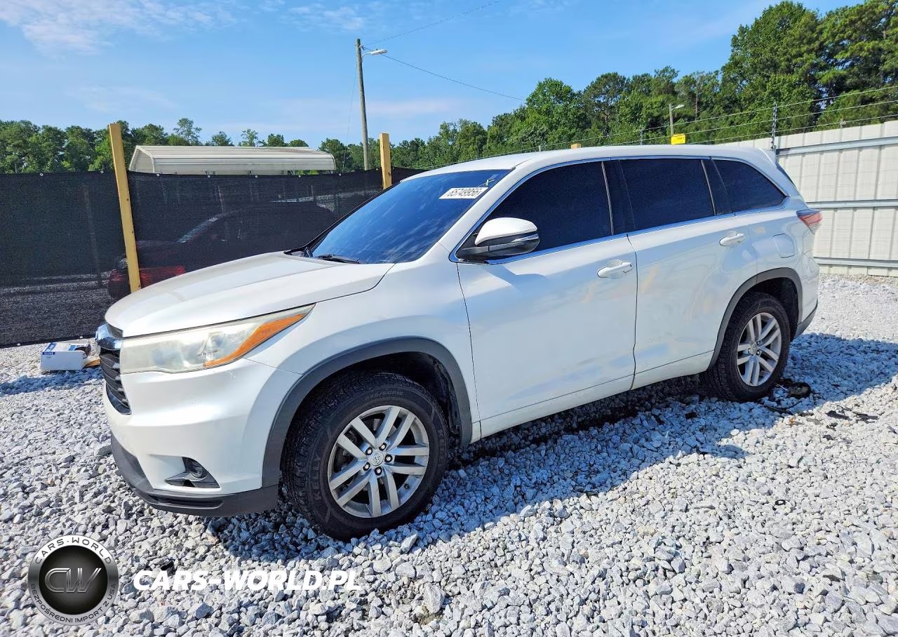 2015 Toyota Highlander Le VIN:5TDZKRFH5FS052989 - 1