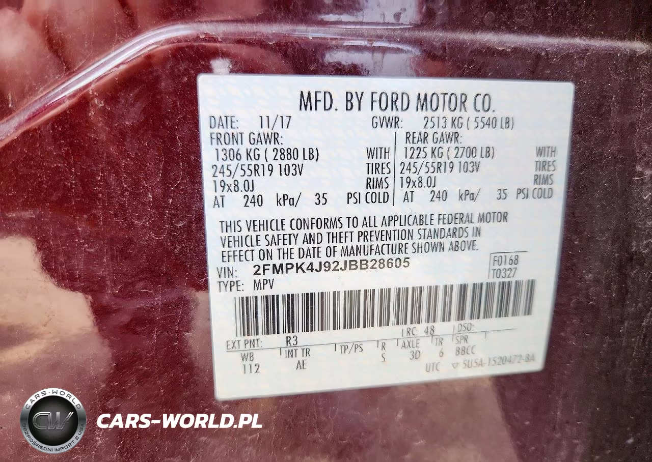 2018 Ford Edge Sel VIN:2FMPK4J92JBB28605 - 14