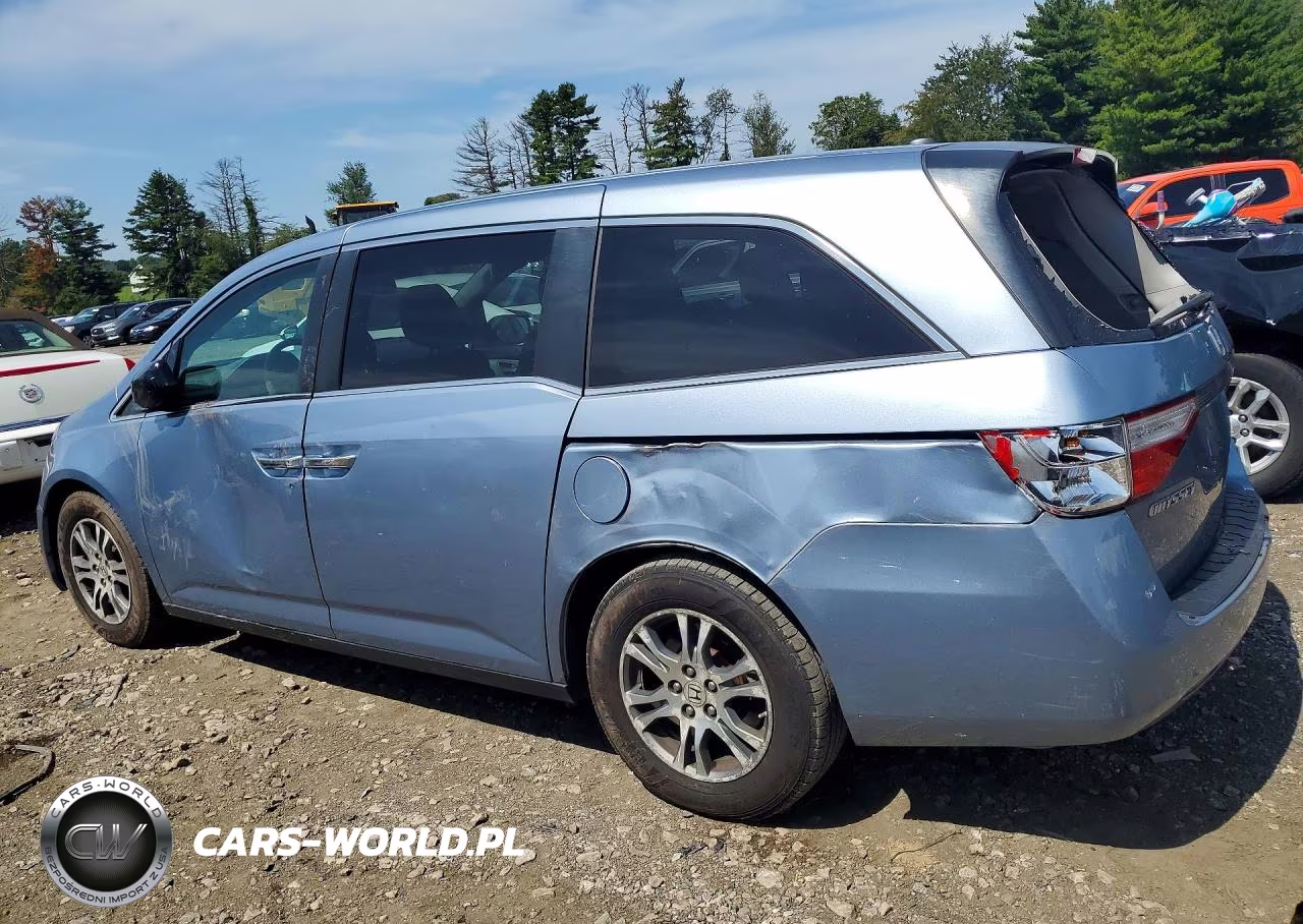 2013 Honda Odyssey Exl VIN:5FNRL5H62DB059160 - 2