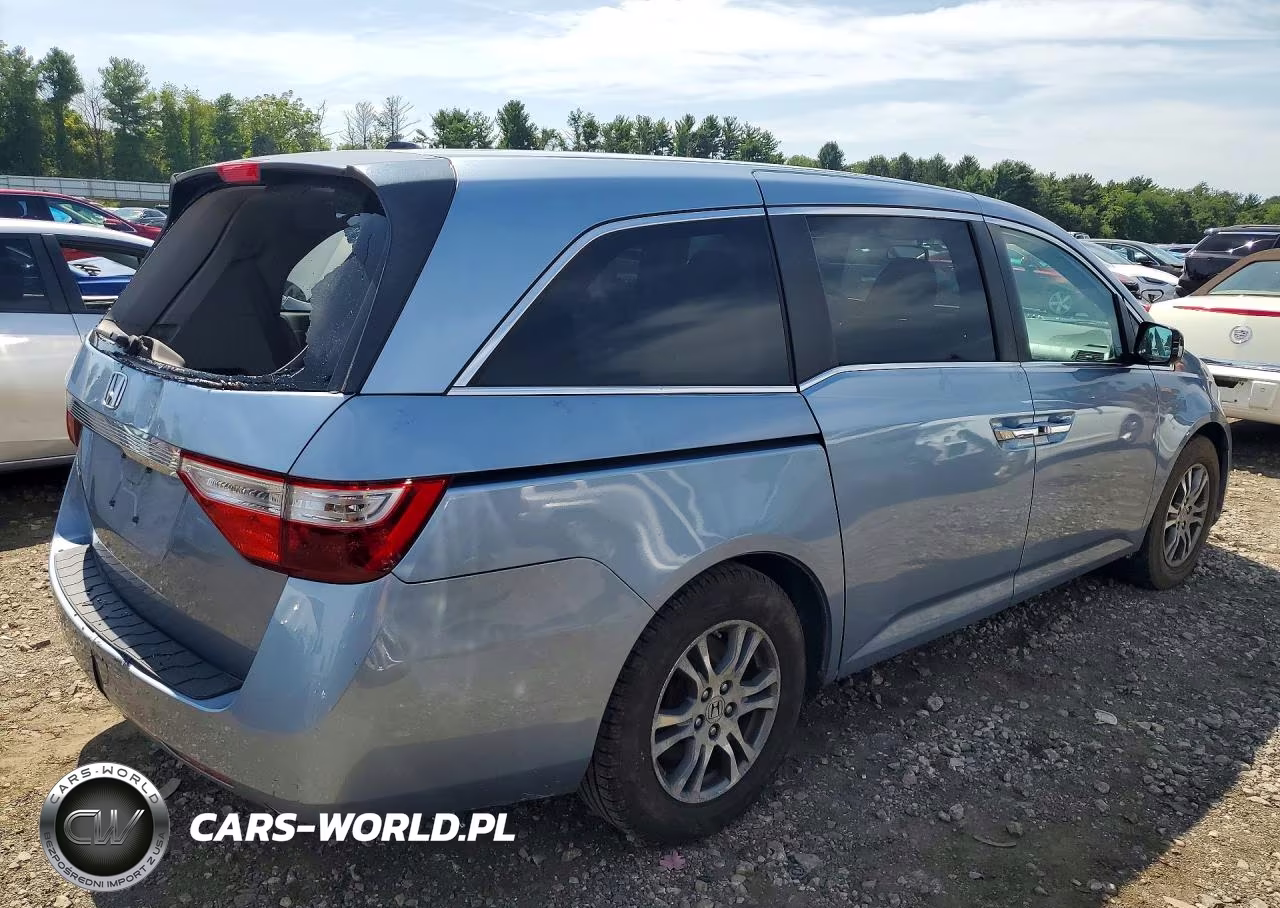 2013 Honda Odyssey Exl VIN:5FNRL5H62DB059160 - 3