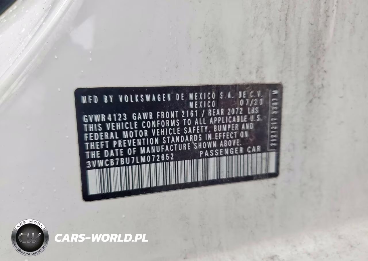 2020 Volkswagen Jetta S VIN:3VWCB7BU7LM072652 - 12