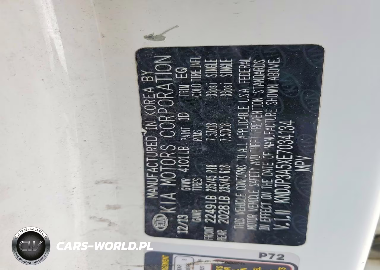 2014 Kia Soul + VIN:KNDJP3A5XE7034134 - 12
