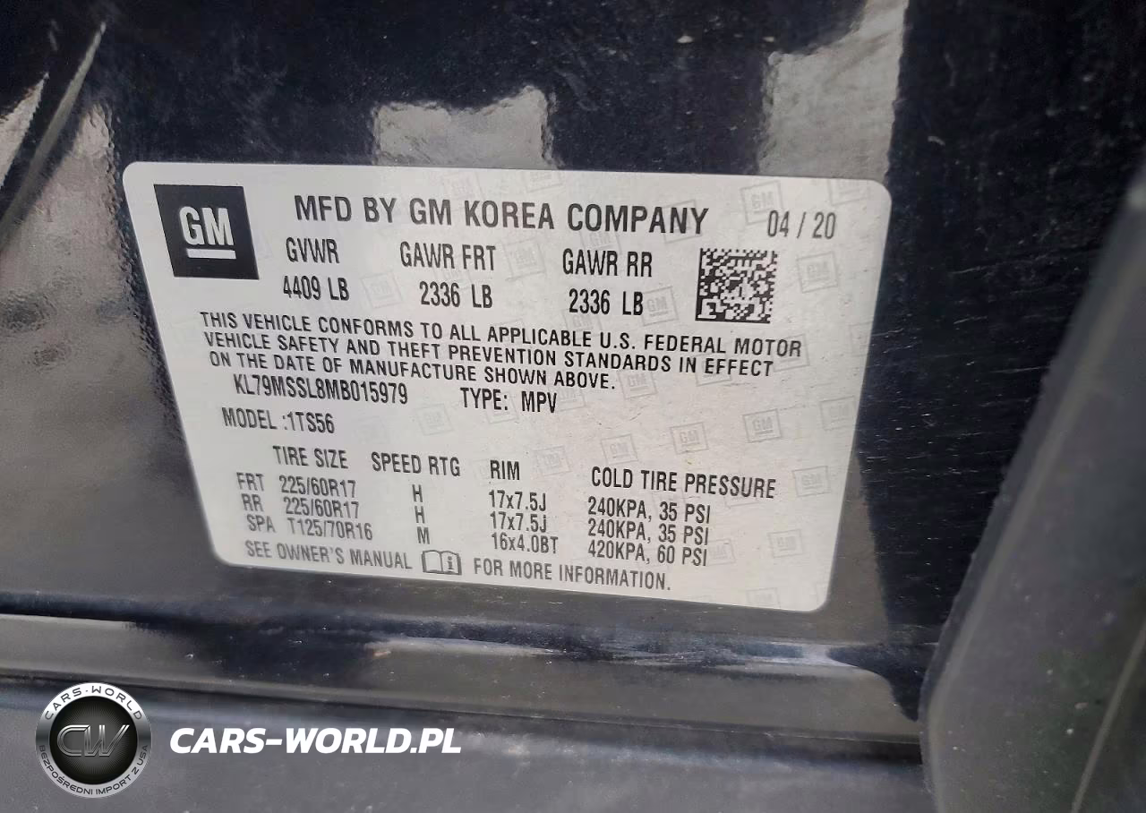 2021 Chevrolet Trailblazer Activ VIN:KL79MSSL8MB015979 - 13