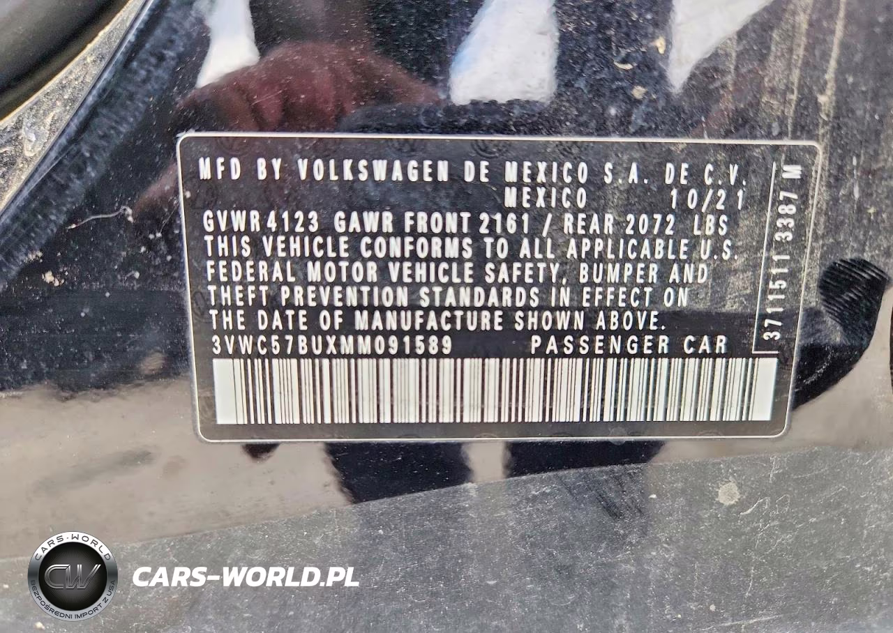 2021 Volkswagen Jetta S VIN:3VWC57BUXMM091589 - 12