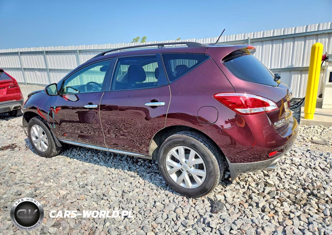 2014 Nissan Murano Sl VIN:JN8AZ1MW2EW523897 - 2