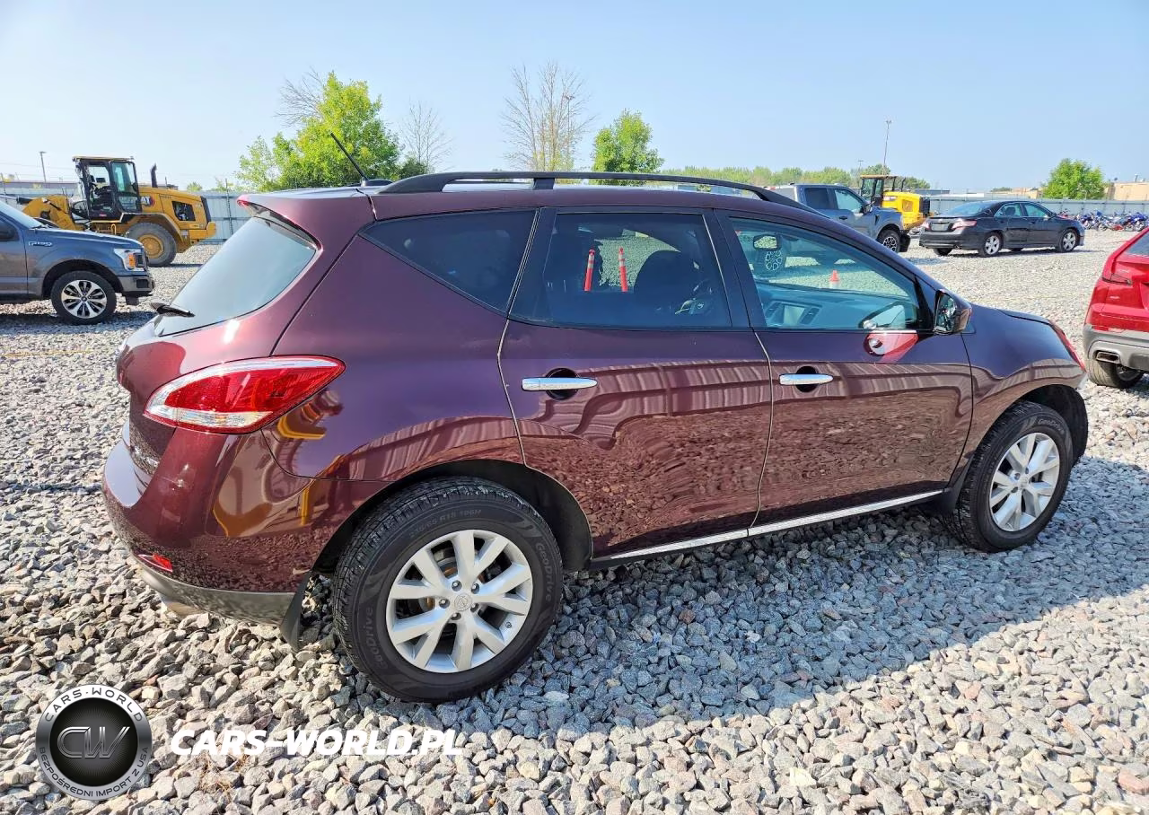 2014 Nissan Murano Sl VIN:JN8AZ1MW2EW523897 - 3