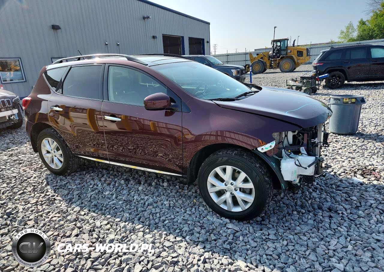 2014 Nissan Murano Sl VIN:JN8AZ1MW2EW523897 - 4