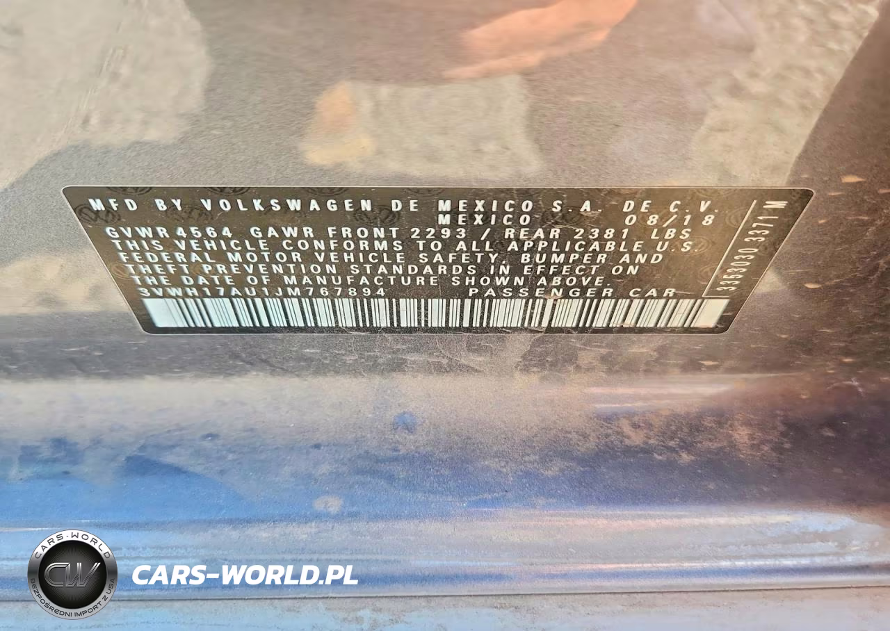 2018 Volkswagen Golf Alltrack S VIN:3VWH17AU1JM767894 - 13