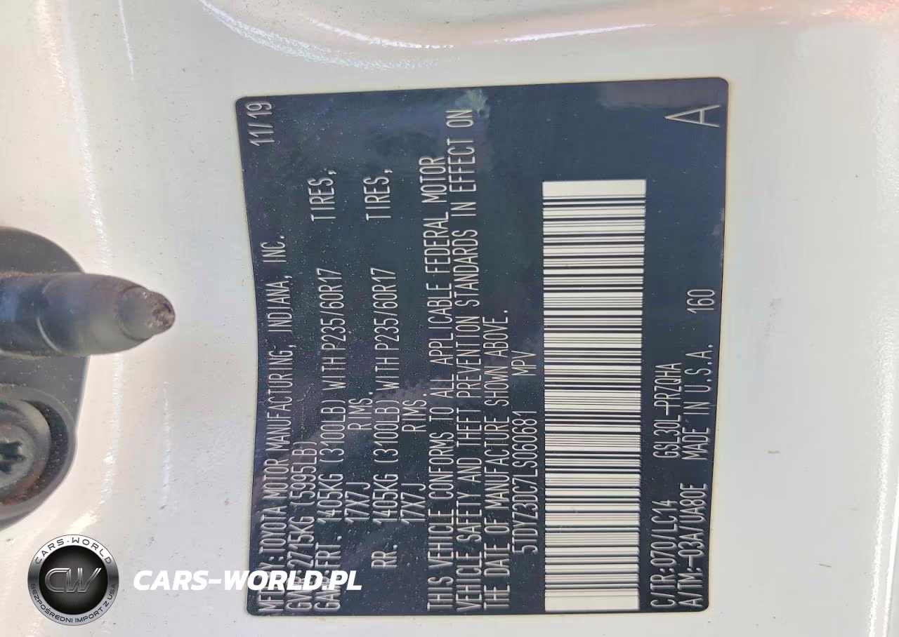 2020 Toyota Sienna Xle 8-Passenger VIN:5TDYZ3DC7LS060681 - 13
