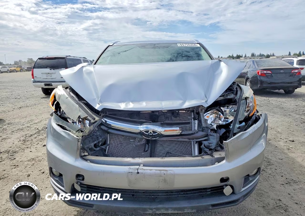 2016 Toyota Highlander Xle VIN:5TDJKRFH2GS307273 - 5