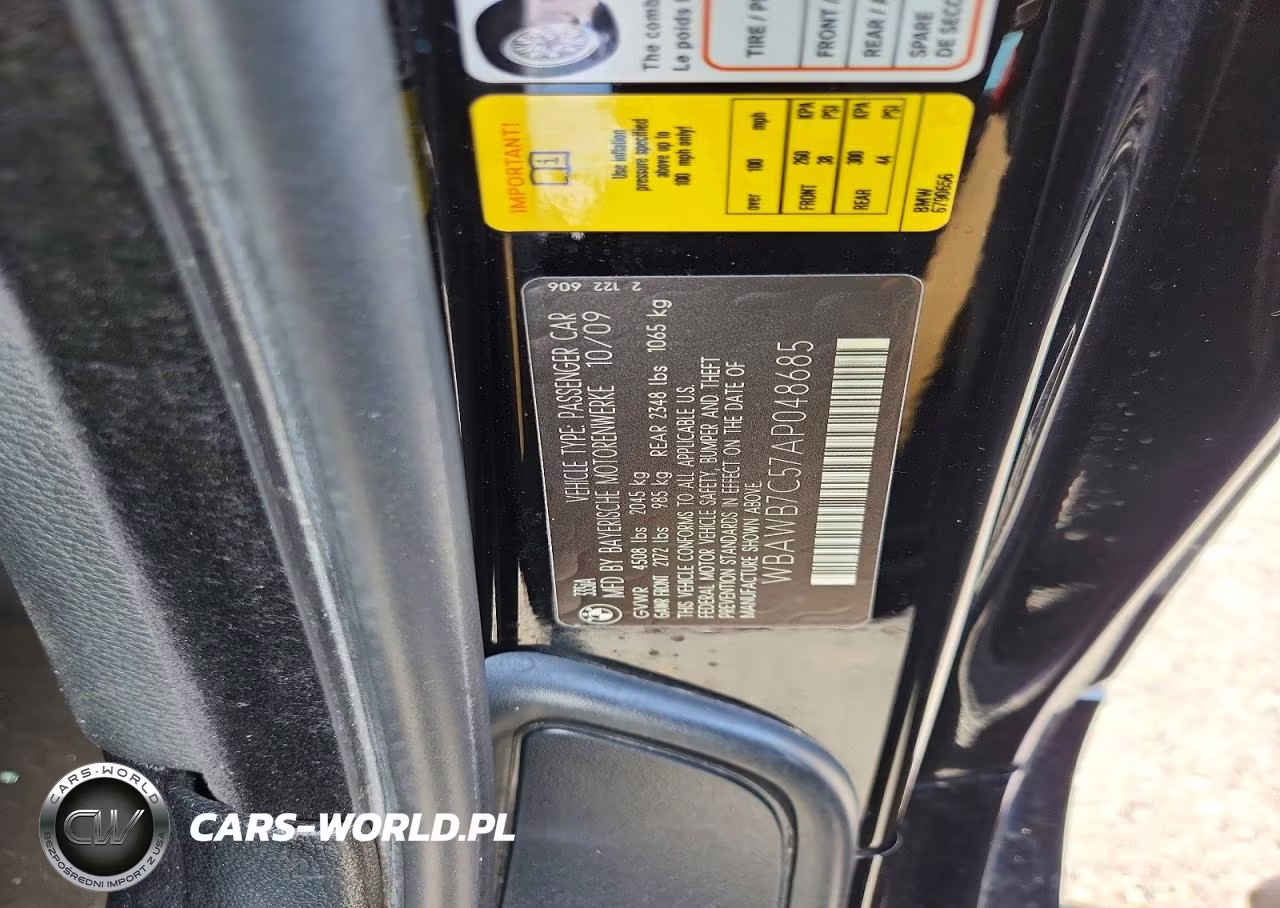 2010 BMW 335I VIN:WBAWB7C57AP048685 - 13