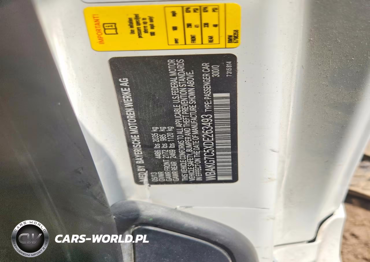 2013 BMW 335 I VIN:WBAKG7C5XDE263493 - 12