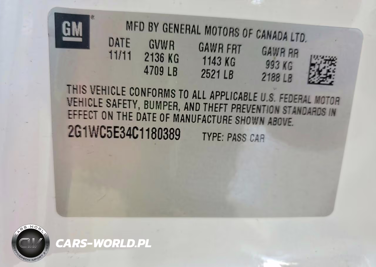 2012 Chevrolet Impala Ltz VIN:2G1WC5E34C1180389 - 12