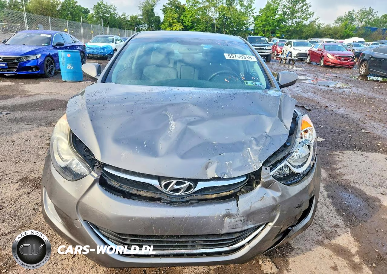 2013 Hyundai Elantra Gls VIN:5NPDH4AE3DH205137 - 5