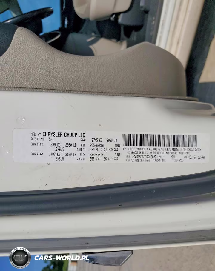 2011 Chrysler Town & Country Touring VIN:2A4RR5DG6BR703607 - 13