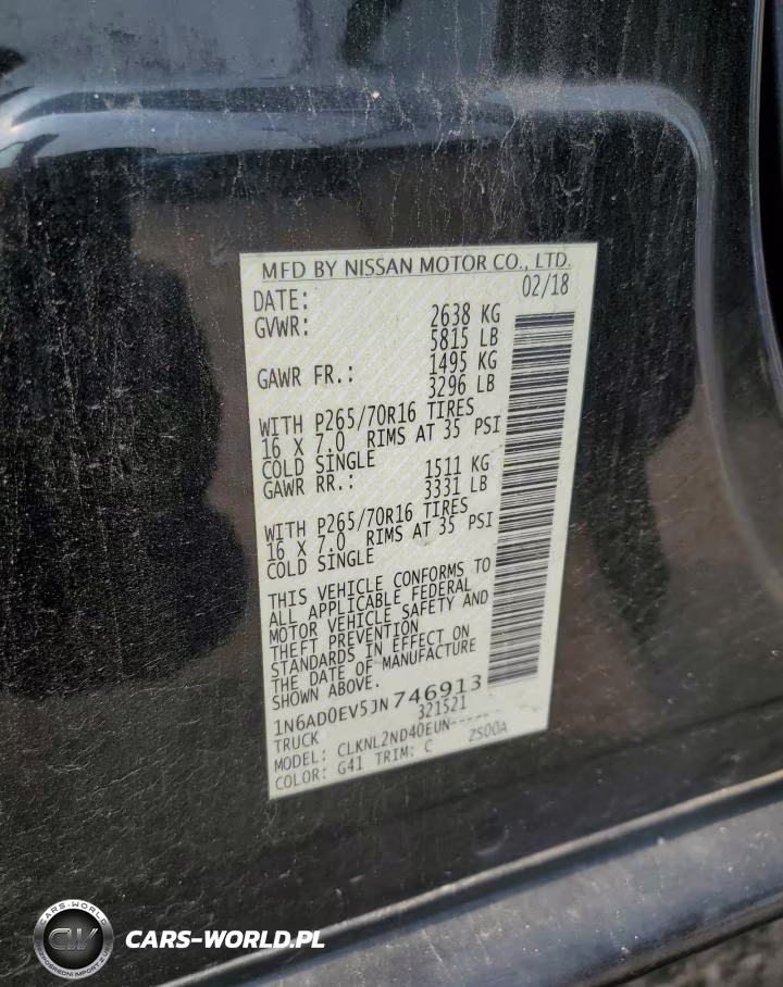 2018 Nissan Frontier S VIN:1N6AD0EV5JN746913 - 12