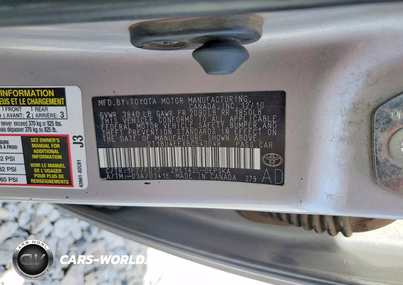 2011 Toyota Corolla S VIN:2T1BU4EEXBC543048 - 13