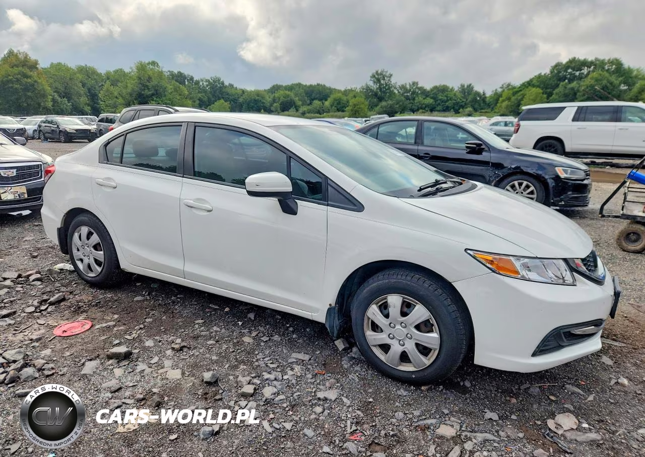 2014 Honda Civic Lx VIN:19XFB2F56EE039967 - 4