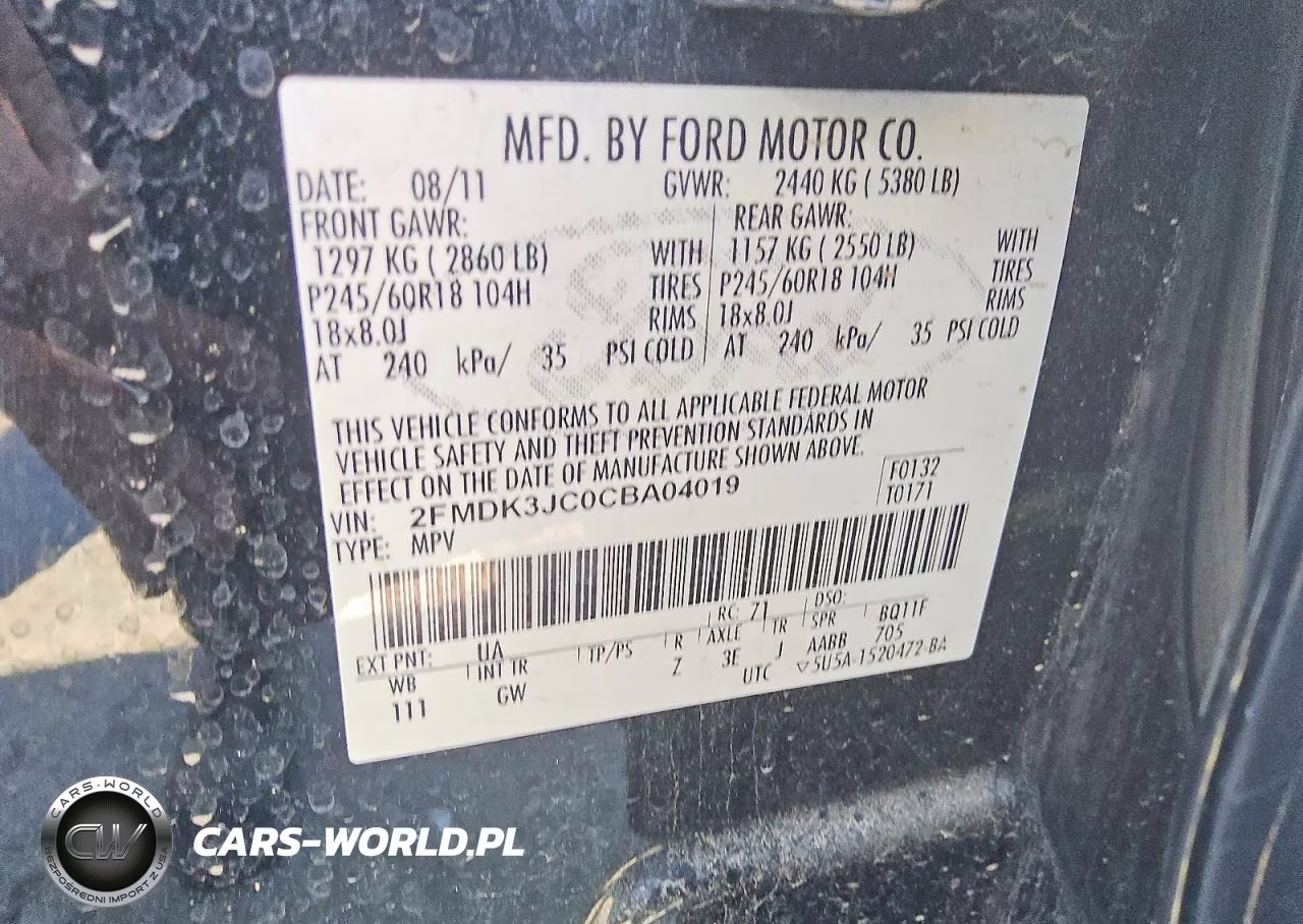 2012 Ford Edge Sel VIN:2FMDK3JC0CBA04019 - 13