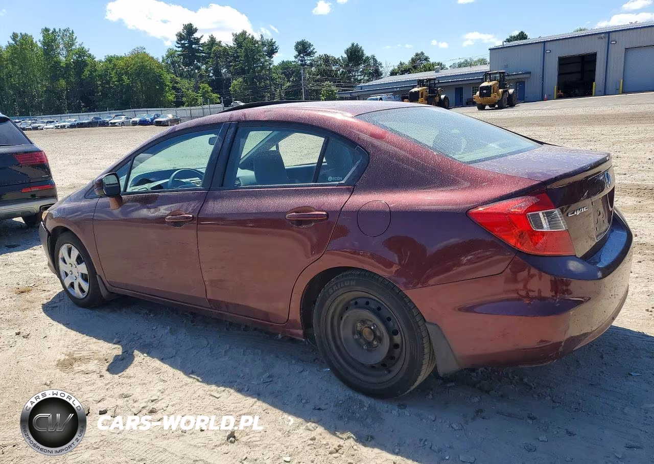 2012 Honda Civic Ex VIN:2HGFB2F8XCH600927 - 2
