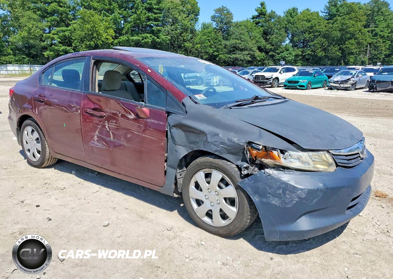 2012 Honda Civic Ex VIN:2HGFB2F8XCH600927 - 4