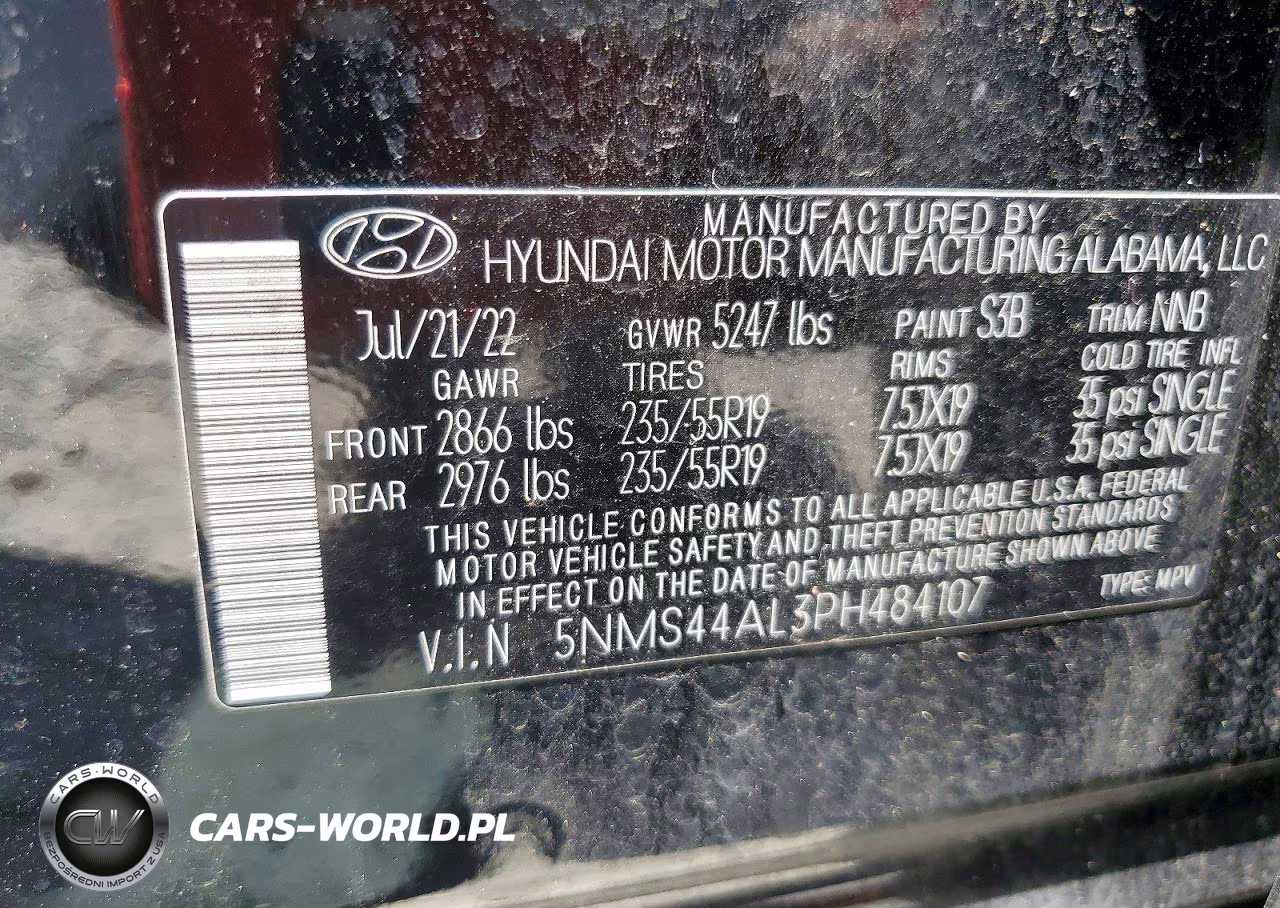 2023 Hyundai Santa Fe Limited VIN:5NMS44AL3PH484107 - 12