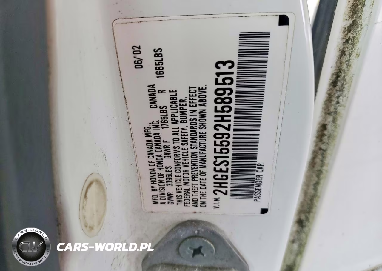 2002 Honda Civic Lx VIN:2HGES15592H589513 - 12