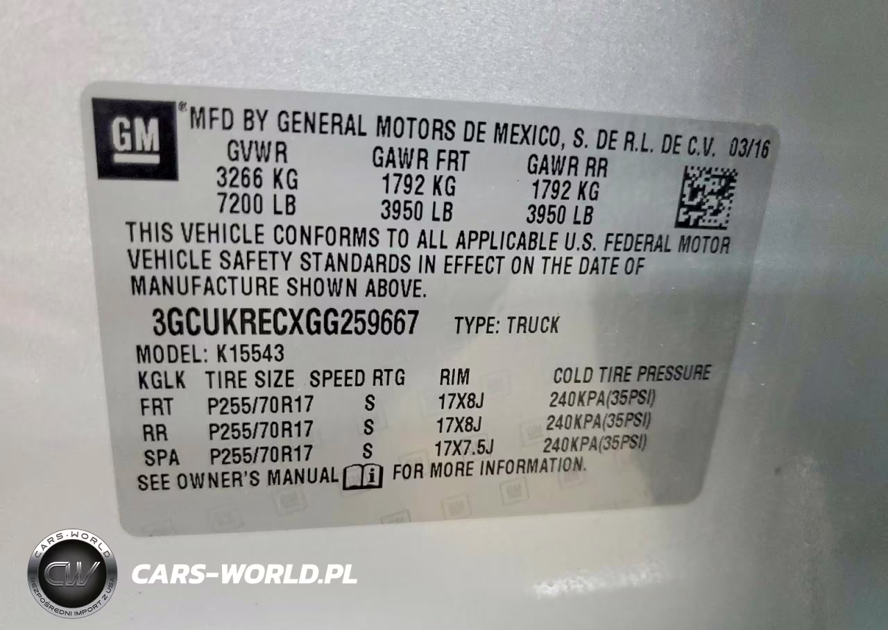 2016 Chevrolet Silverado K1500 Lt VIN:3GCUKRECXGG259667 - 12