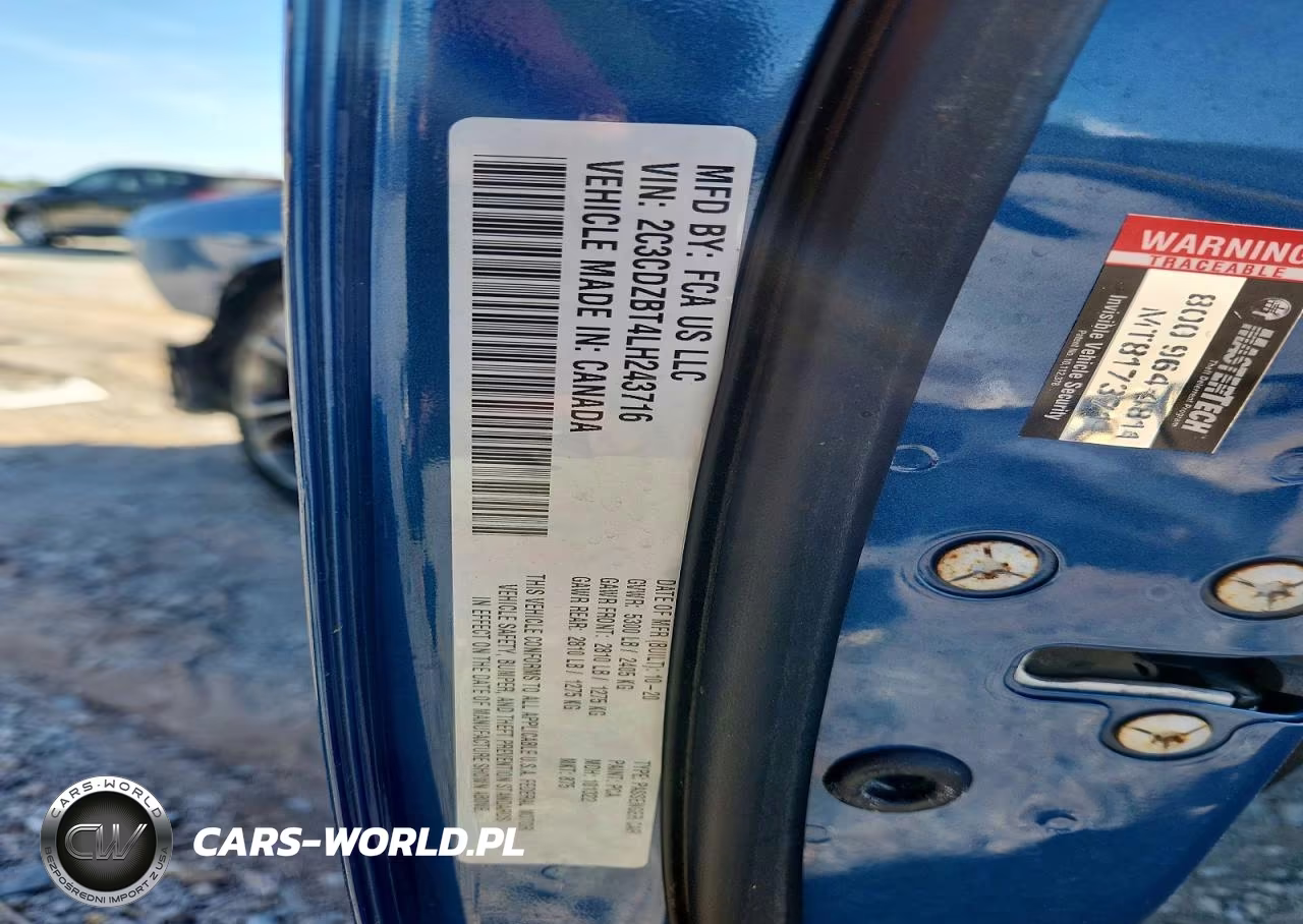 2020 Dodge Challenger R-T VIN:2C3CDZBT4LH243716 - 12